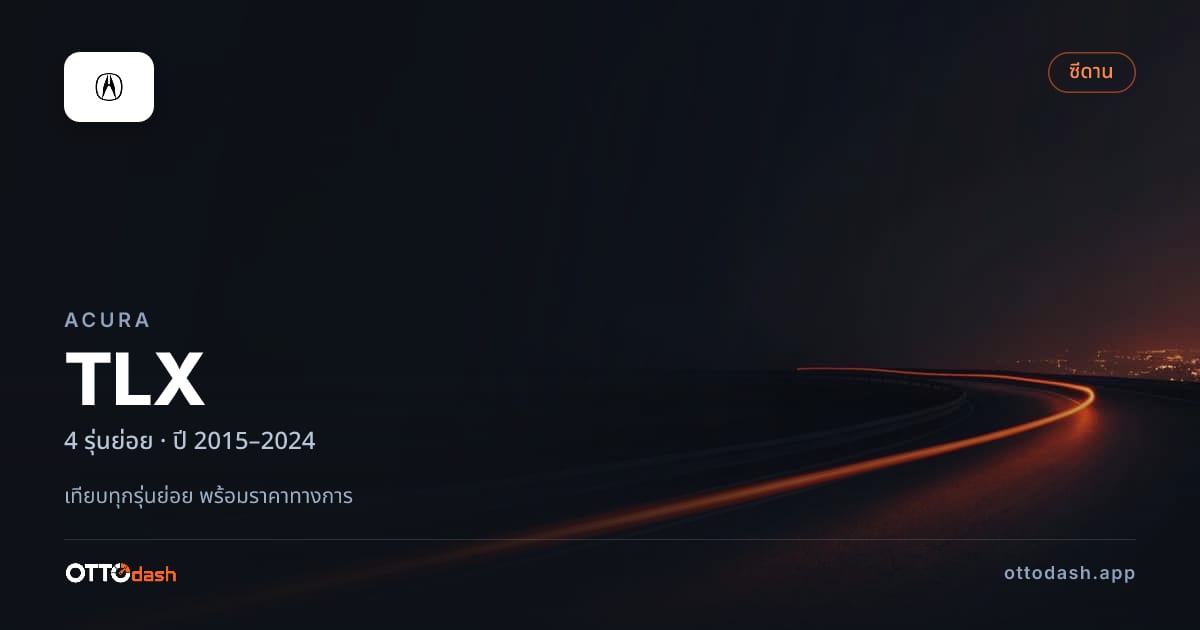 ราคา Acura TLX ไทย