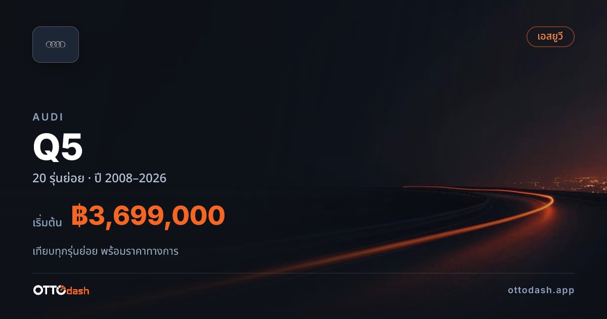 ราคา Audi Q5 ไทย