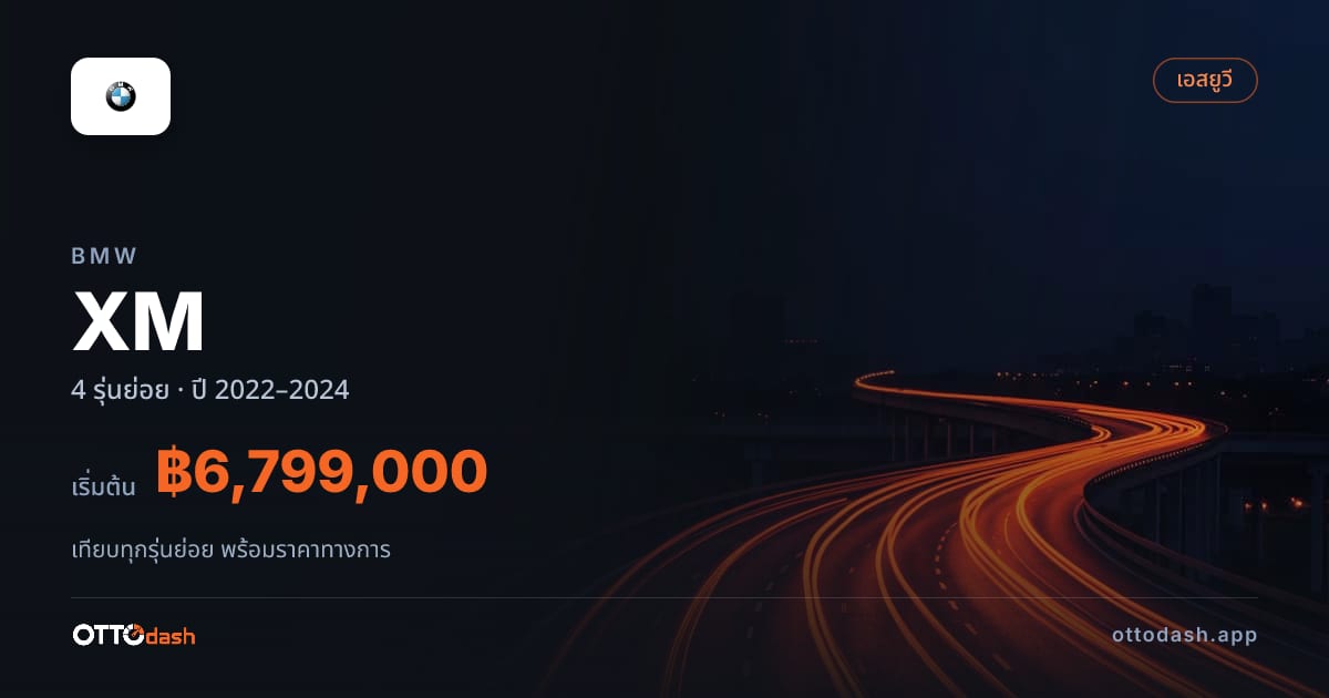 ราคา BMW XM ไทย
