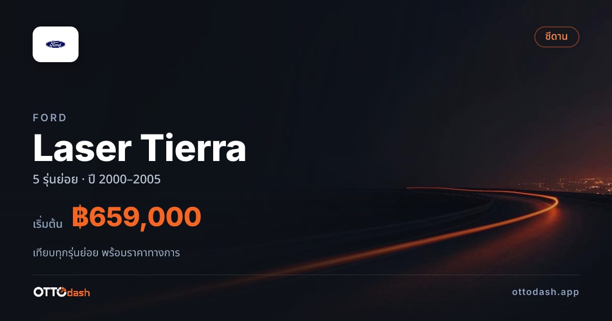 ราคา Ford Laser Tierra ไทย
