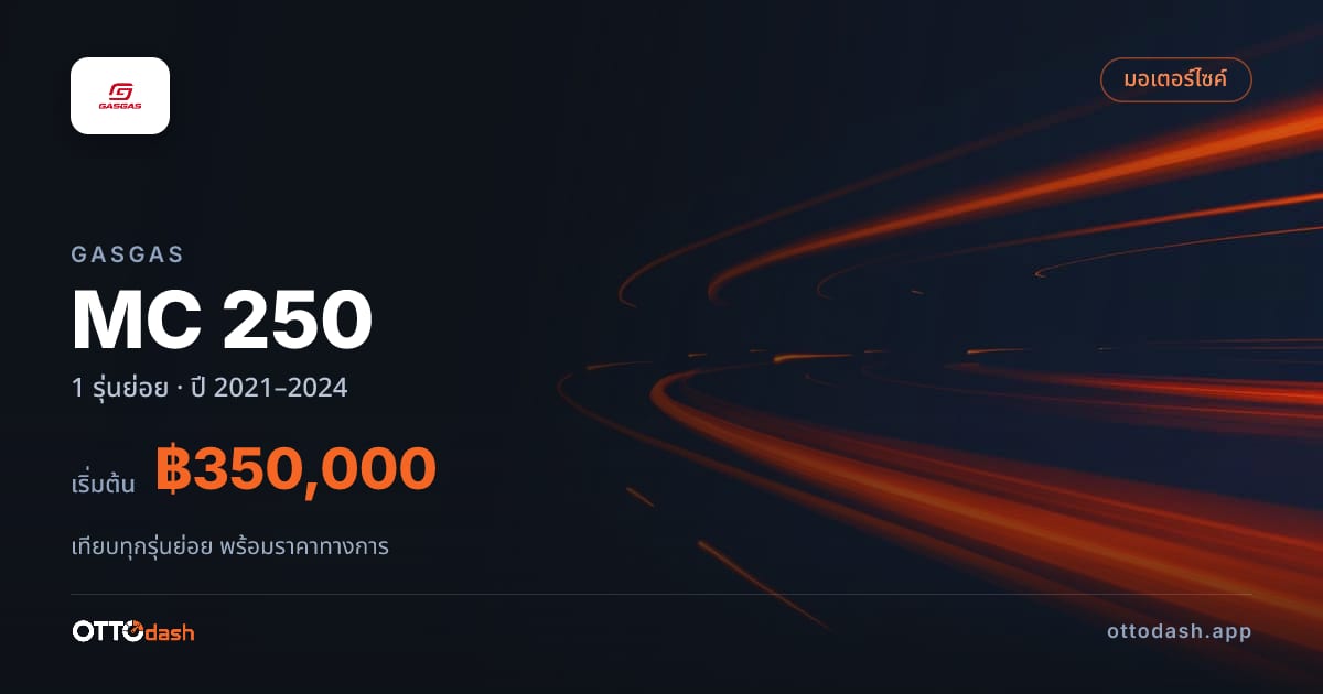 ราคา GasGas MC 250 ไทย