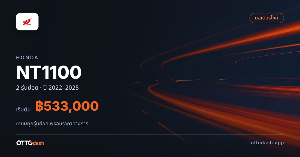 ราคา Honda NT1100 ไทย