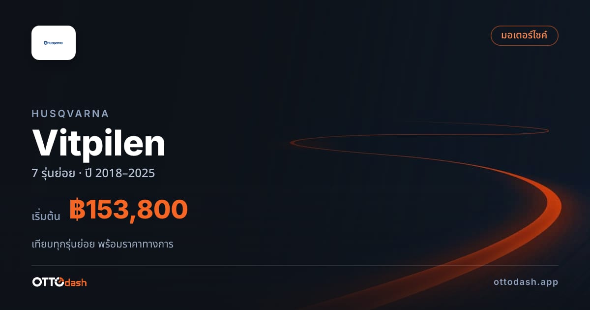 ราคา Husqvarna Vitpilen ไทย
