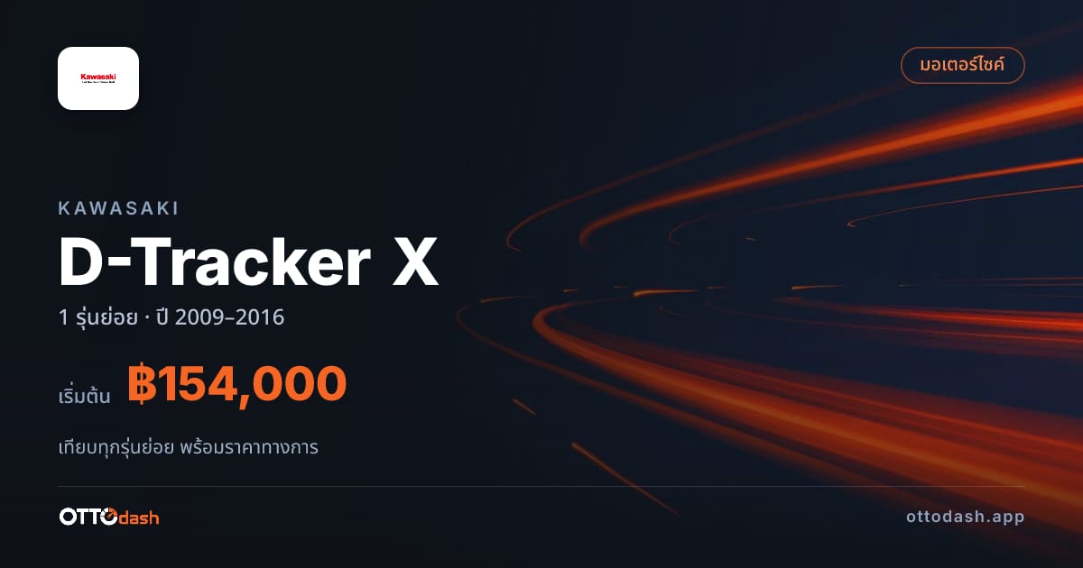 ราคา Kawasaki D-Tracker X ไทย