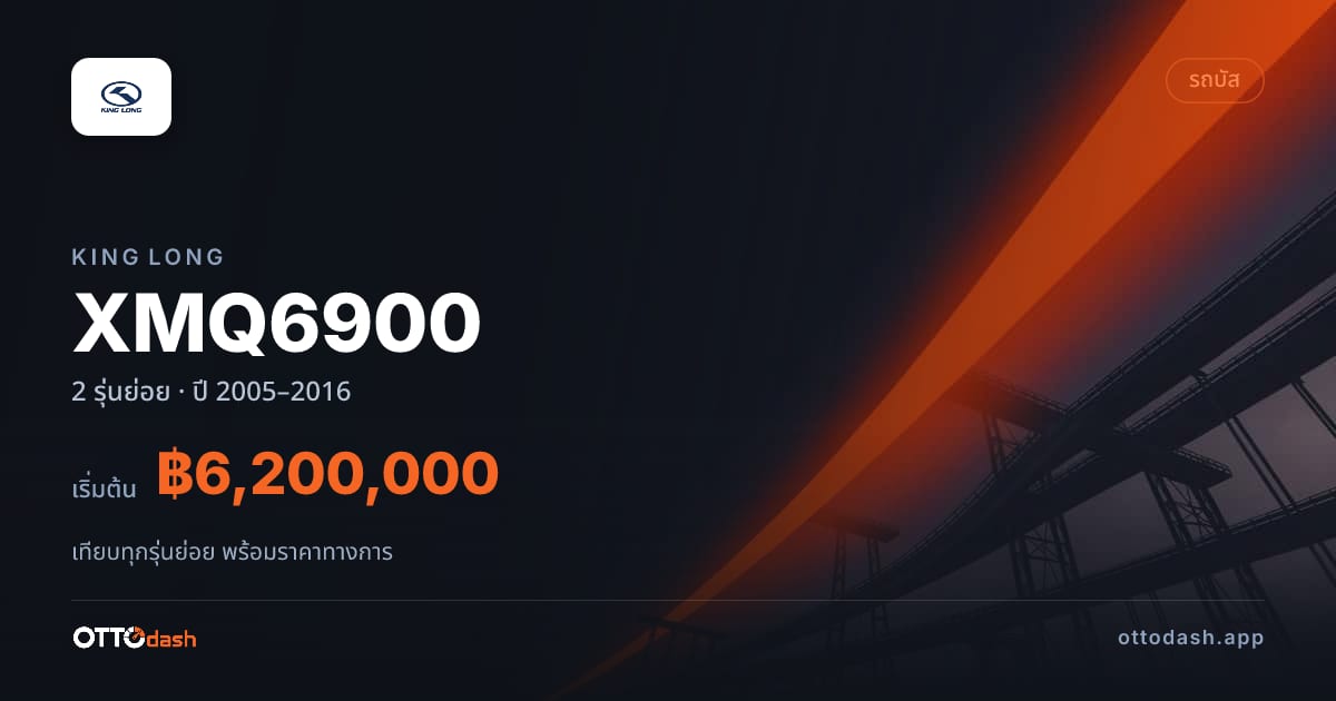 ราคา King Long XMQ6900 ไทย