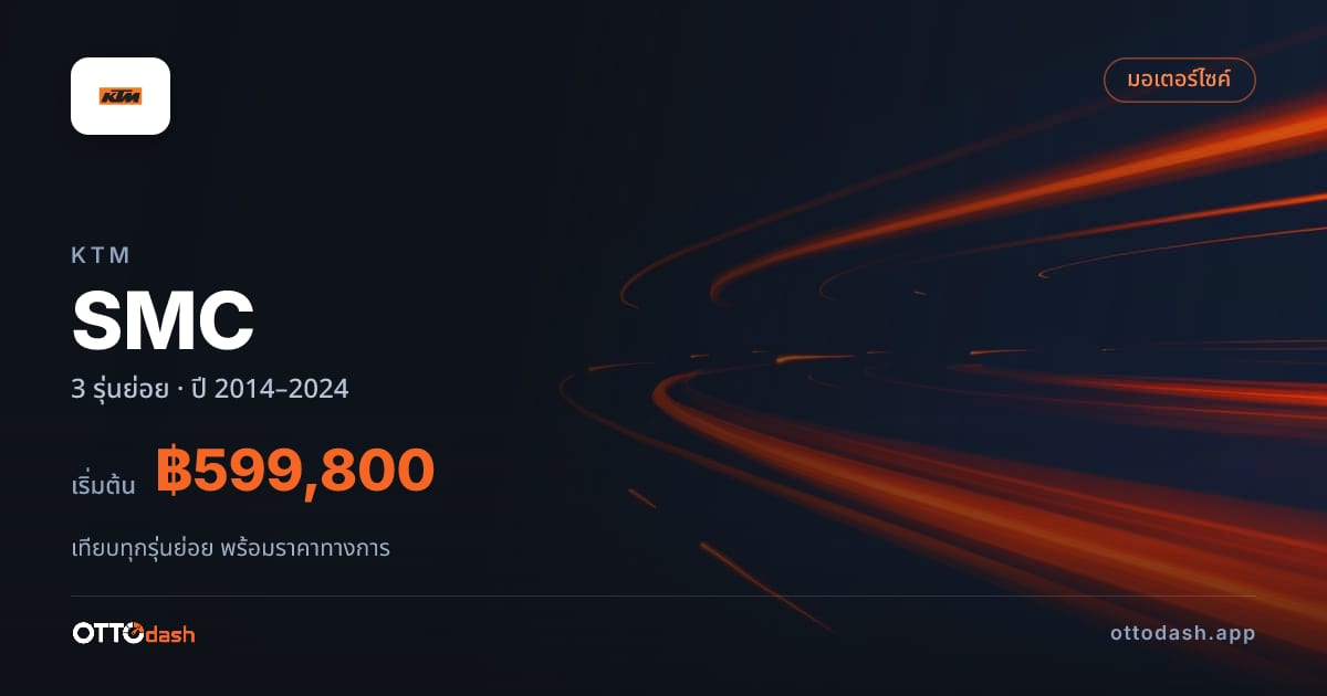 ราคา KTM SMC ไทย