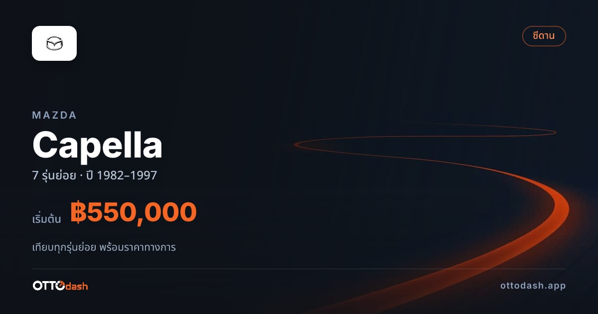 ราคา Mazda Capella ไทย