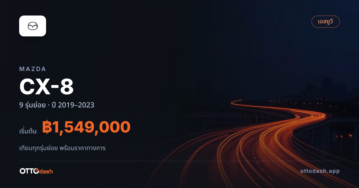 ราคา Mazda CX-8 ไทย