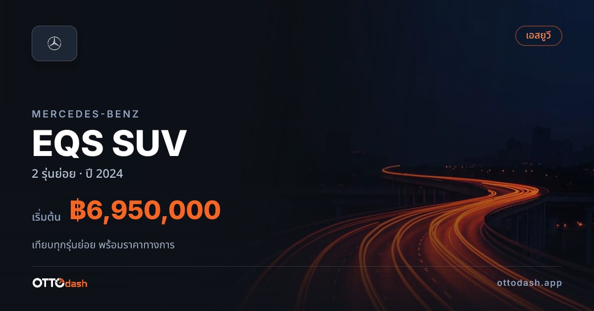 ราคา Mercedes-Benz EQS 500 SUV ไทย