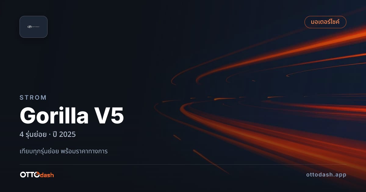 ราคา STROM Gorilla V5 ไทย