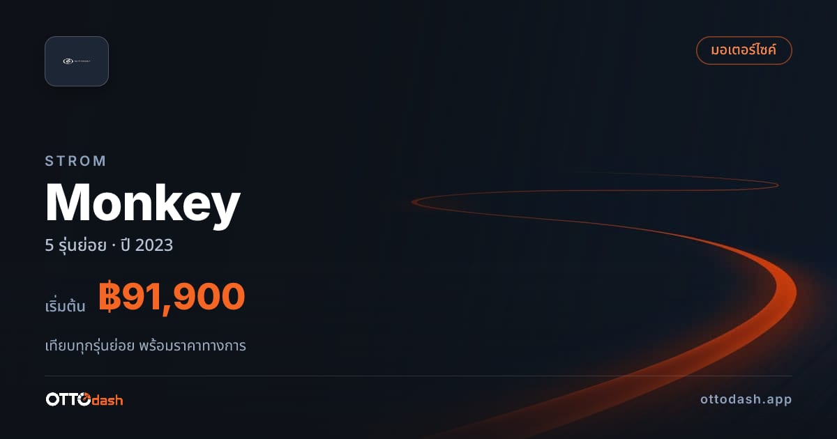 ราคา STROM Monkey ไทย