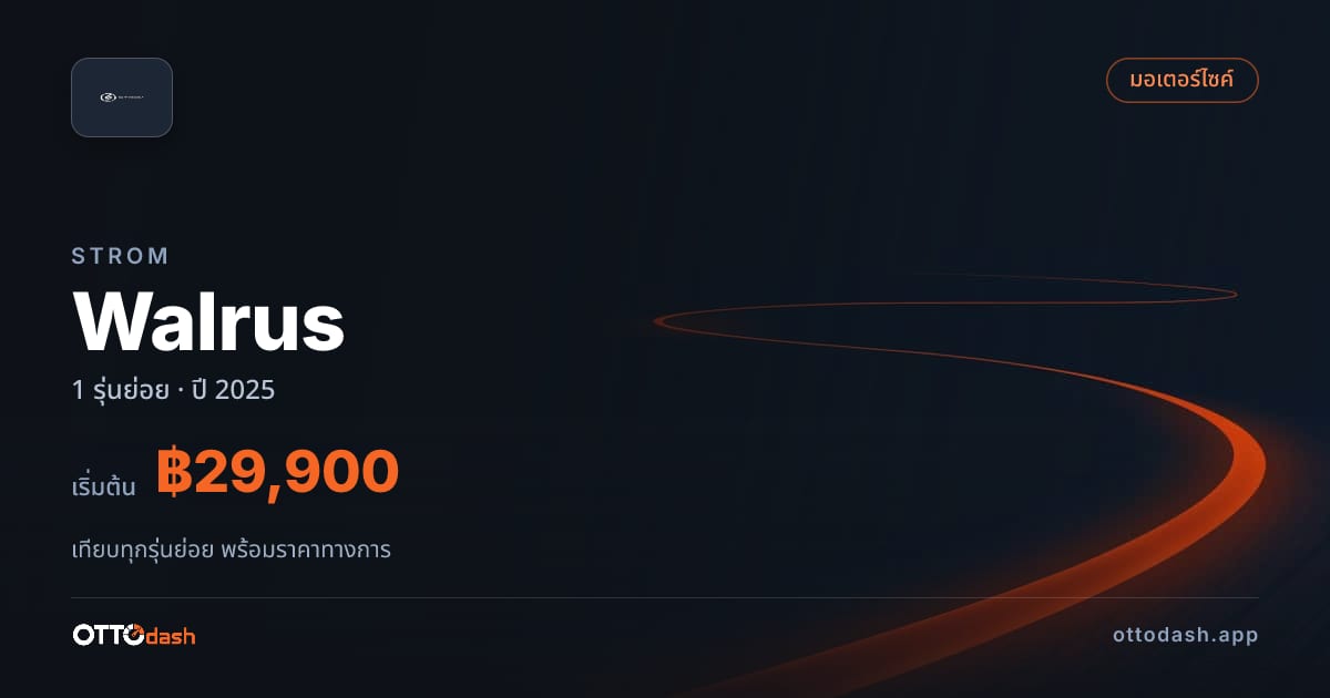ราคา STROM Walrus ไทย