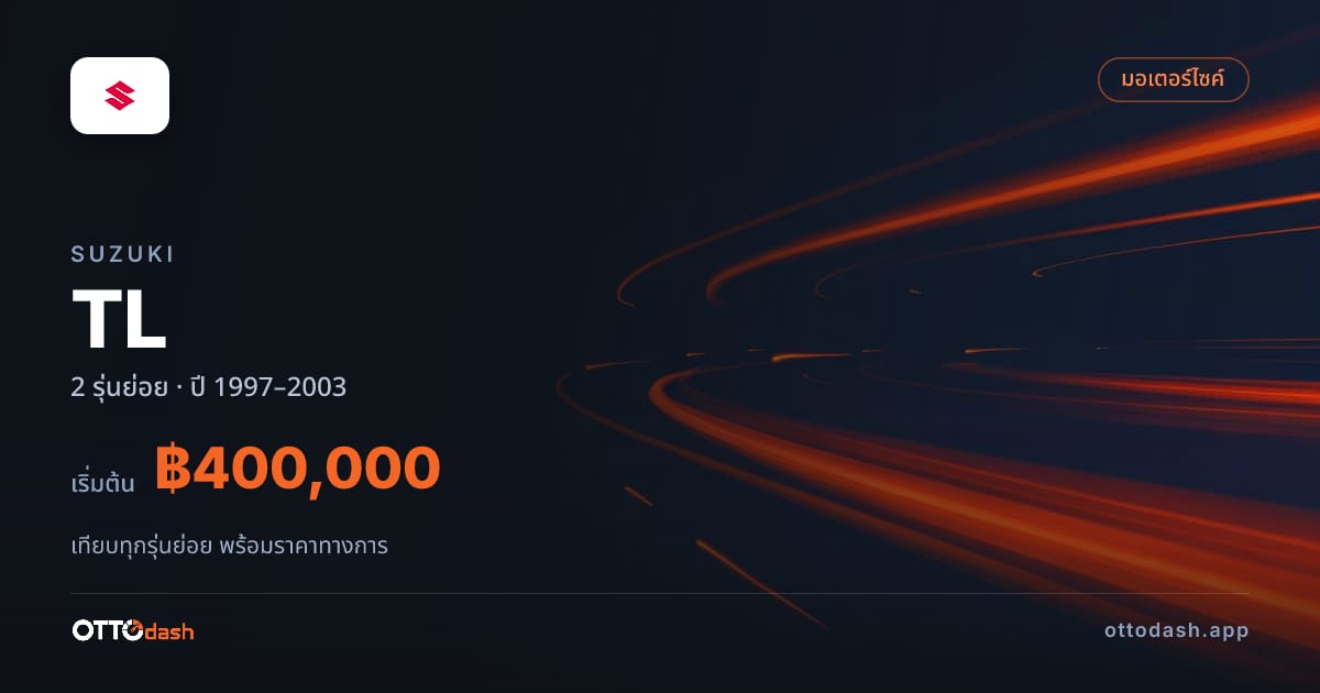 ราคา Suzuki TL ไทย