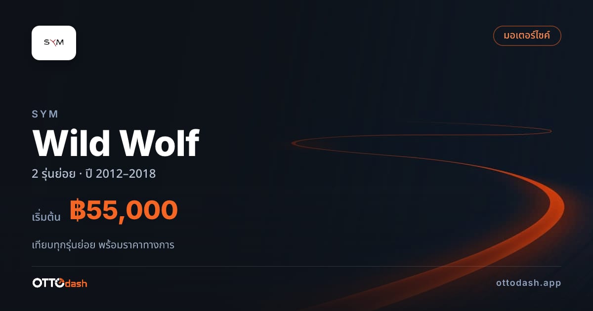 ราคา SYM Wild Wolf ไทย