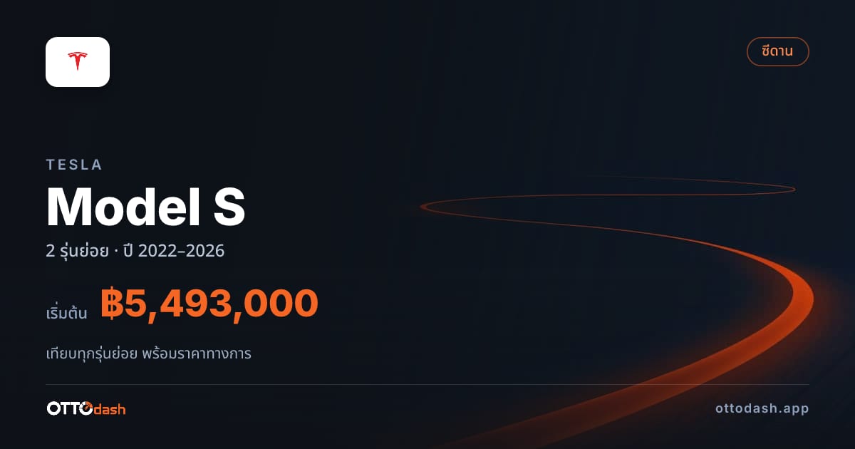 ราคา Tesla Model S ไทย