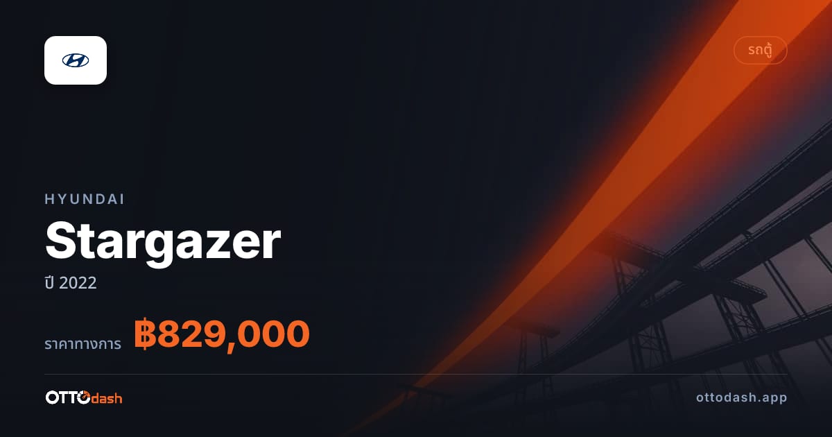 ราคา ฮุนได สตาร์เกเซอร์ ปี 2022–ปัจจุบัน สเปค ไทย